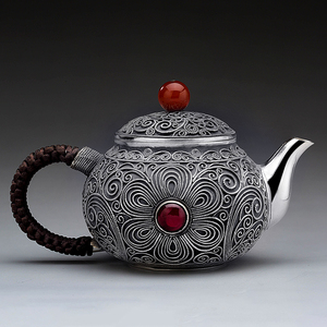 白銀禮品-銀茶壺